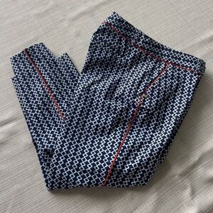 Women's Crown & Ivy Printed Cropped Dress Pants - Sz. 10